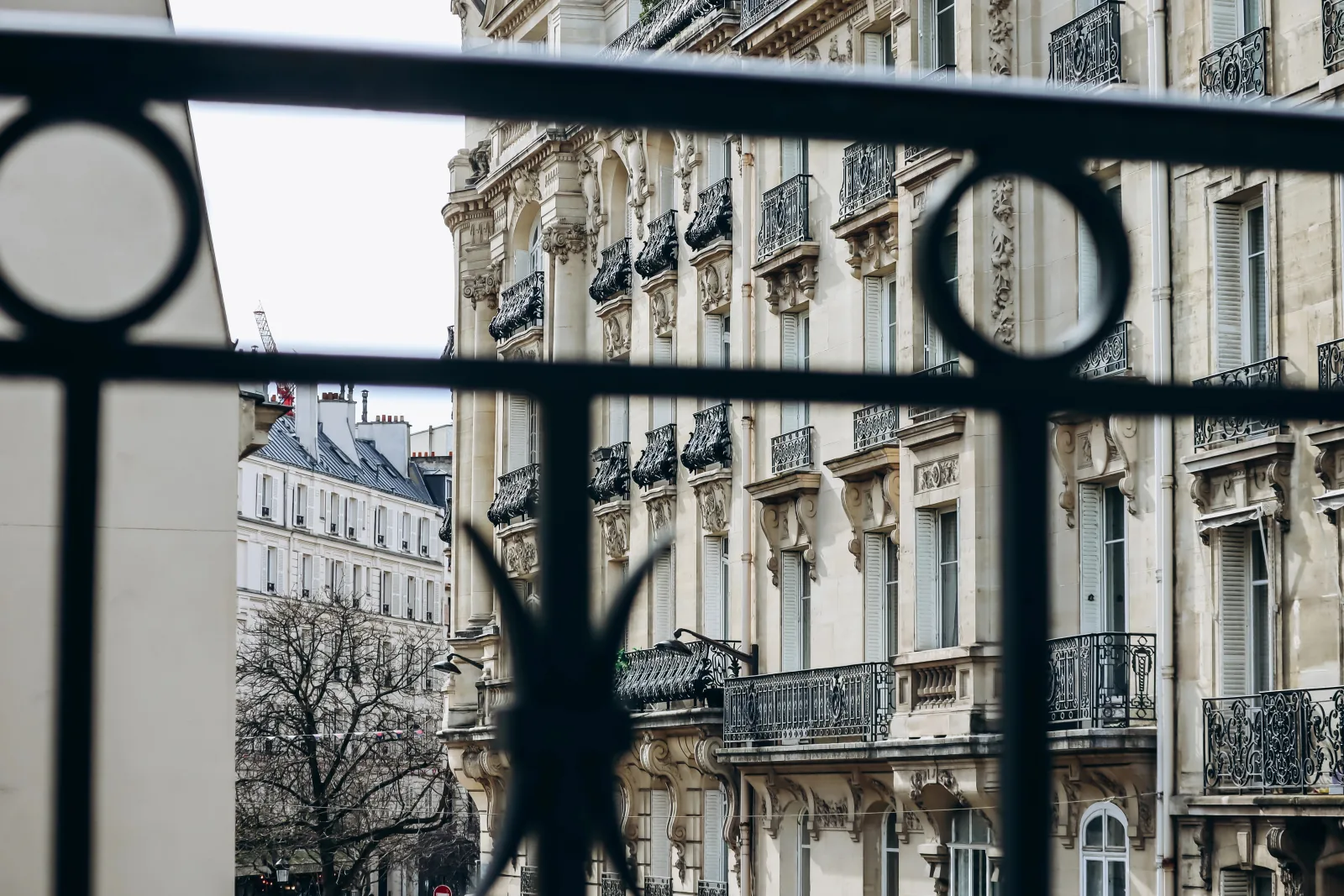 Rue résidentielle de Chatou dans la boucle de la Seine